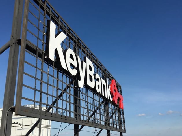 Key Bank - Roof Mount Channel Letter SignE